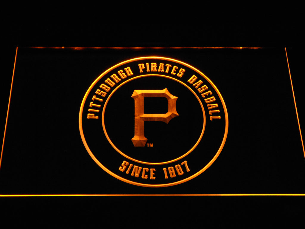 FREE Pittsburgh Pirates LED Sign - Yellow - TheLedHeroes