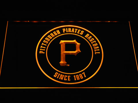 FREE Pittsburgh Pirates LED Sign - Yellow - TheLedHeroes