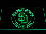 San Diego Padres LED Neon Sign USB - Green - TheLedHeroes