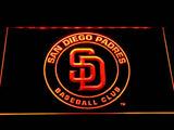 San Diego Padres LED Neon Sign Electrical - Orange - TheLedHeroes