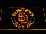 San Diego Padres LED Neon Sign Electrical - Yellow - TheLedHeroes