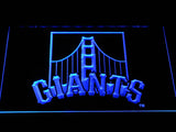 San Francisco Giants (3) LED Neon Sign USB - Blue - TheLedHeroes