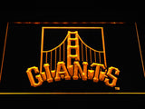 San Francisco Giants (3) LED Neon Sign USB - Yellow - TheLedHeroes