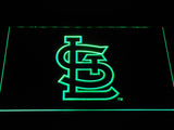 St. Louis Cardinals (2) LED Neon Sign USB - Green - TheLedHeroes