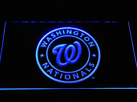 FREE Washington Nationals LED Sign - Blue - TheLedHeroes