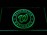 Washington Nationals LED Neon Sign Electrical - Green - TheLedHeroes