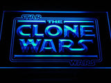Star Wars The Clone Wars (2) LED Neon Sign USB - Blue - TheLedHeroes