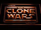 Star Wars The Clone Wars (2) LED Neon Sign USB - Orange - TheLedHeroes
