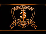 2nd Battalion 3rd Marines LED Neon Sign Electrical - Orange - TheLedHeroes