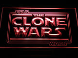 Star Wars The Clone Wars (2) LED Neon Sign USB - Red - TheLedHeroes