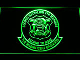 2nd Battalion 4th Marines LED Neon Sign Electrical - Green - TheLedHeroes