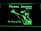 FREE Michael Jackson King of Pop LED Sign - Green - TheLedHeroes