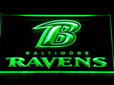 Baltimore Ravens (3) LED Neon Sign USB - Green - TheLedHeroes