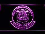 FREE 2nd Battalion 4th Marines LED Sign - Purple - TheLedHeroes