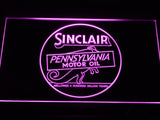 Sinclair Pennsylvania Motor Oil LED Neon Sign USB - Purple - TheLedHeroes