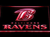 Baltimore Ravens (3) LED Neon Sign USB - Red - TheLedHeroes