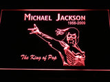 FREE Michael Jackson King of Pop LED Sign - Red - TheLedHeroes