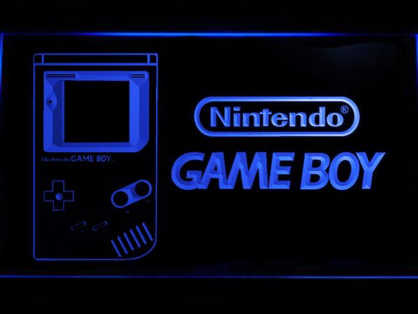 Nintendo Game Boy LED Neon Sign Electrical - Blue - TheLedHeroes