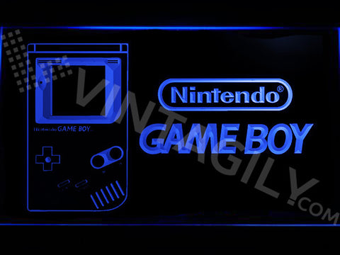 Nintendo Game Boy LED Sign - Blue - TheLedHeroes