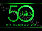 The Beatles 1964/2014 LED Sign - Green - TheLedHeroes