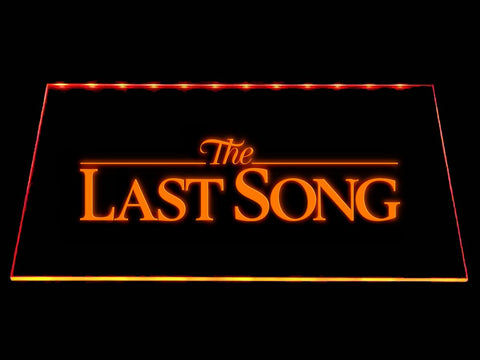 The Last Song LED Neon Sign Electrical - Orange - TheLedHeroes