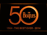 FREE The Beatles 1964/2014 LED Sign - Orange - TheLedHeroes