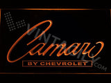 Camaro by Chevrolet LED Neon Sign USB - Orange - TheLedHeroes