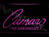 Camaro by Chevrolet LED Neon Sign Electrical - Purple - TheLedHeroes
