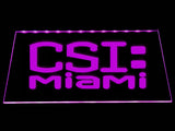CSI: Miami LED Neon Sign USB - Purple - TheLedHeroes