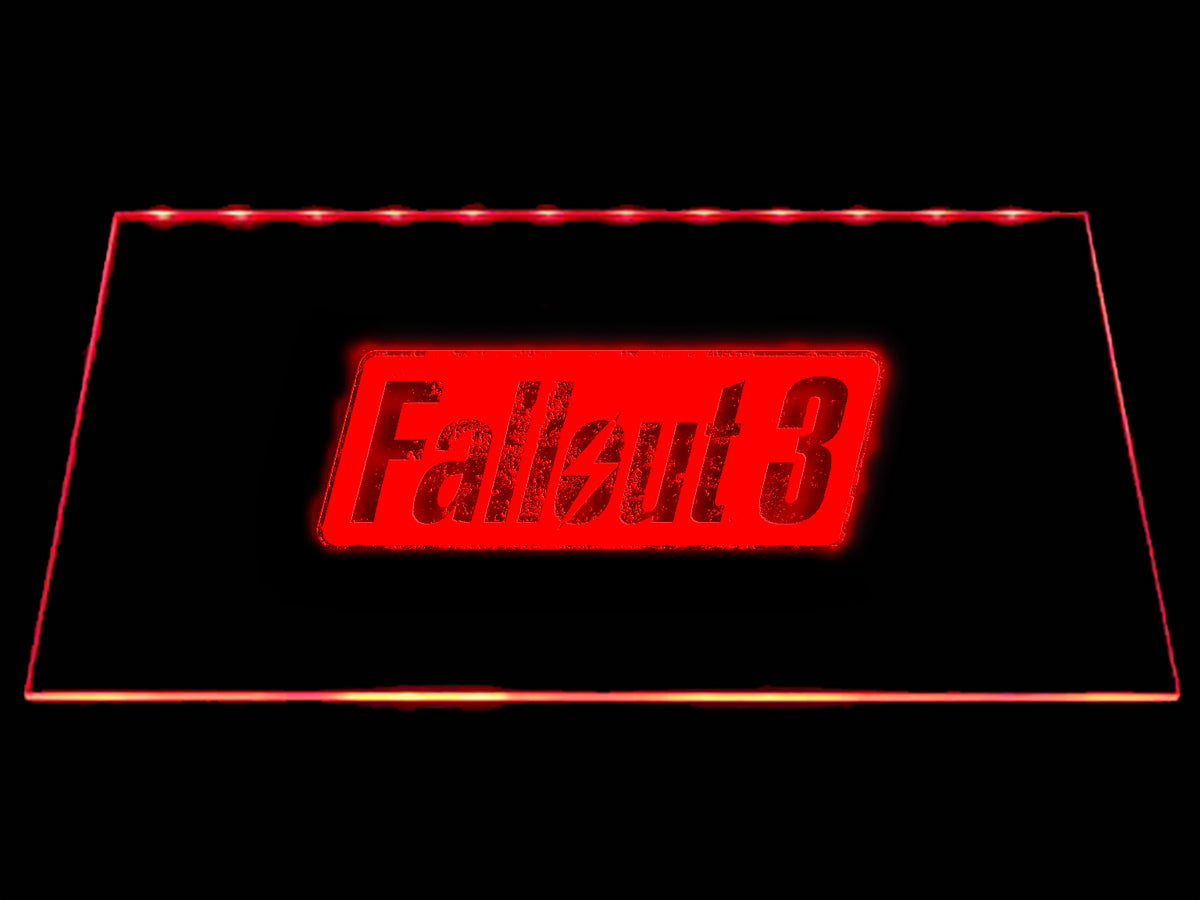 Fallout 3 LED Sign Yellow / Normal Size (12x8in) / Default (USB) | The ...