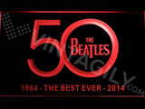 The Beatles 1964/2014 LED Sign - Red - TheLedHeroes