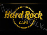 Hard Rock Cafe LED Neon Sign USB - Yellow - TheLedHeroes
