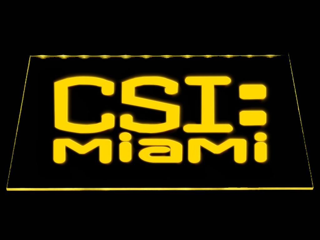 CSI: Miami LED Neon Sign Electrical - Yellow - TheLedHeroes