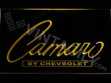 Camaro by Chevrolet LED Neon Sign USB - Yellow - TheLedHeroes
