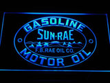 Sun-Rae Gasoline Motor Oil LED Neon Sign Electrical - Blue - TheLedHeroes