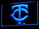 Minnesota Twins (3) LED Neon Sign Electrical - Blue - TheLedHeroes