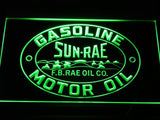 Sun-Rae Gasoline Motor Oil LED Neon Sign USB - Green - TheLedHeroes