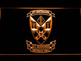 2nd Battalion 5th Marines LED Neon Sign Electrical - Orange - TheLedHeroes