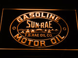 Sun-Rae Gasoline Motor Oil LED Neon Sign USB - Orange - TheLedHeroes