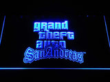 Grand Theft Auto San Andreas LED Neon Sign Electrical - Blue - TheLedHeroes