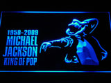 FREE Michael Jackson 1958-2009 LED Sign - Blue - TheLedHeroes