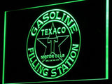 Texaco Gasoline Filling Station LED Neon Sign USB - Green - TheLedHeroes