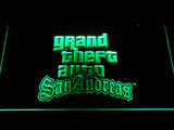 Grand Theft Auto San Andreas LED Sign - Green - TheLedHeroes