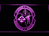 FREE 2nd Battalion 6th Marines LED Sign - Purple - TheLedHeroes