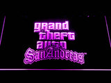 Grand Theft Auto San Andreas LED Sign - Purple - TheLedHeroes