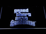 Grand Theft Auto San Andreas LED Neon Sign Electrical - White - TheLedHeroes