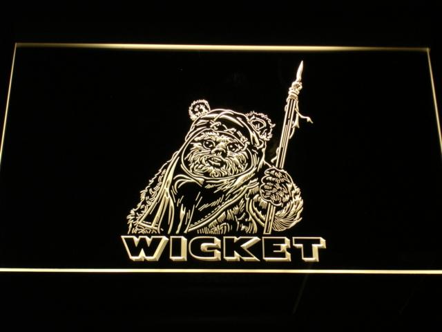 Star Wars Wicket LED Neon Sign USB - Yellow - TheLedHeroes