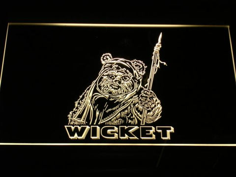 Star Wars Wicket LED Neon Sign USB - Yellow - TheLedHeroes
