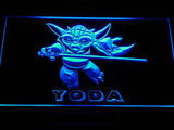 Star Wars Yoda (2) LED Neon Sign Electrical - Blue - TheLedHeroes