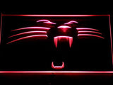 Carolina Panthers (2) LED Neon Sign USB - Red - TheLedHeroes